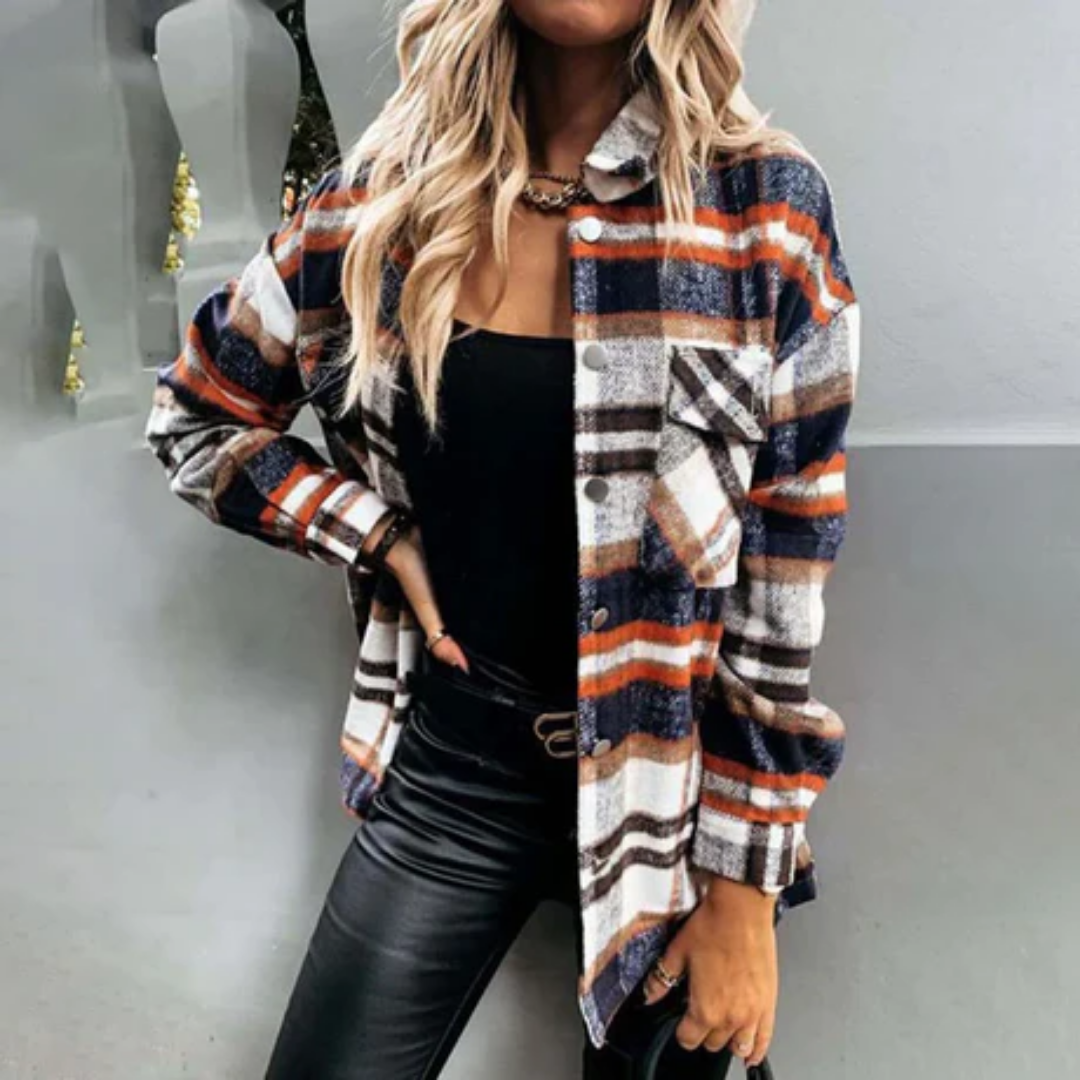 Osmy | Casual Winter Plaid Jacket For Women