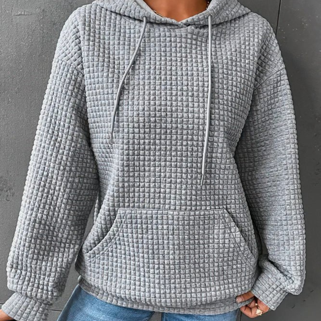 Serenity | Warm textured Hoodie For Women