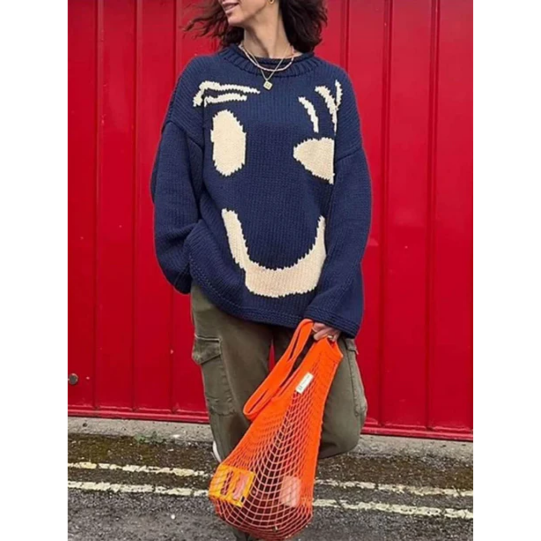 Watson | Oversized Graphic Sweater For Women