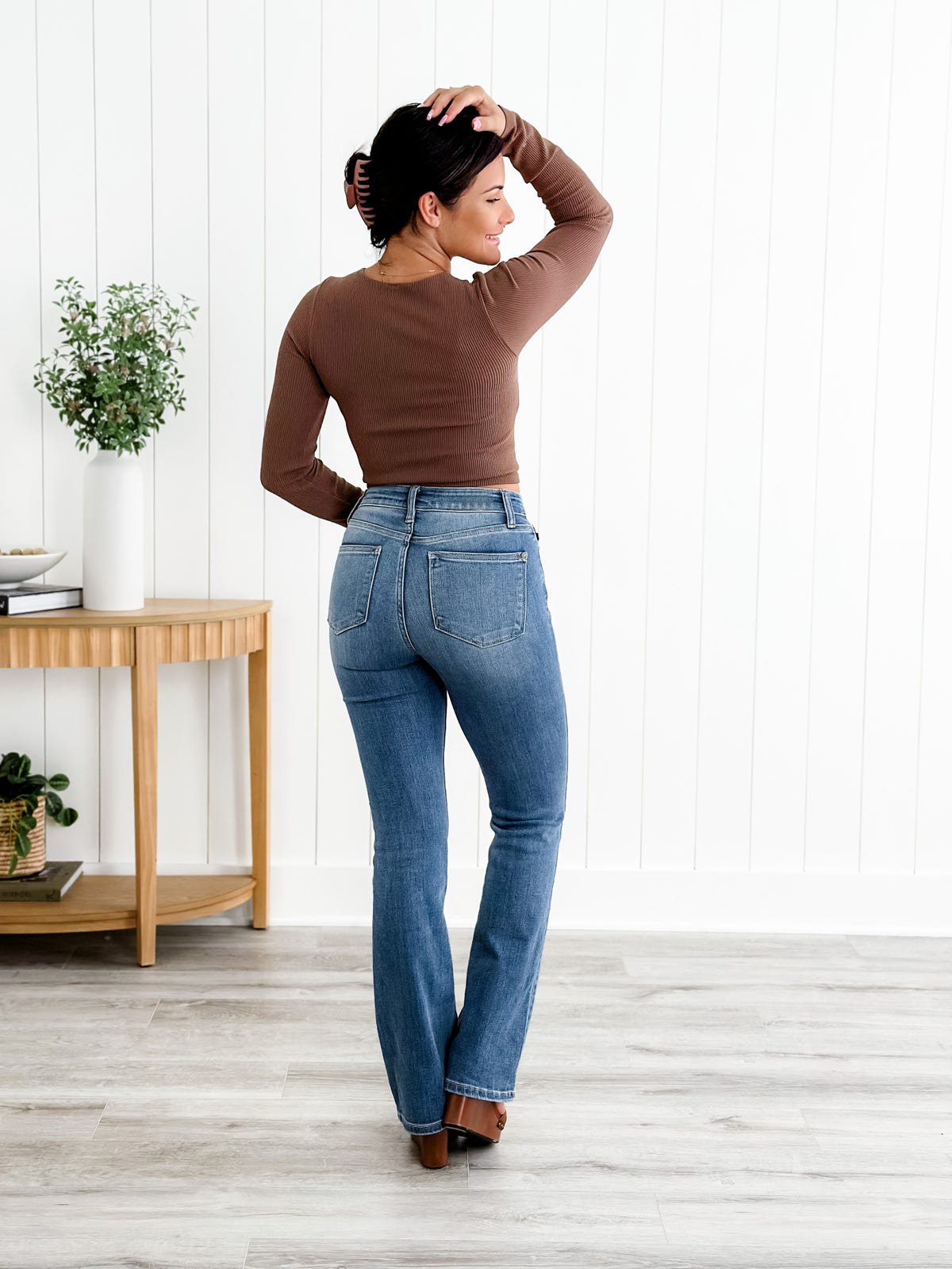 Nahid™ - Comfortable Elastic Flared Jeans