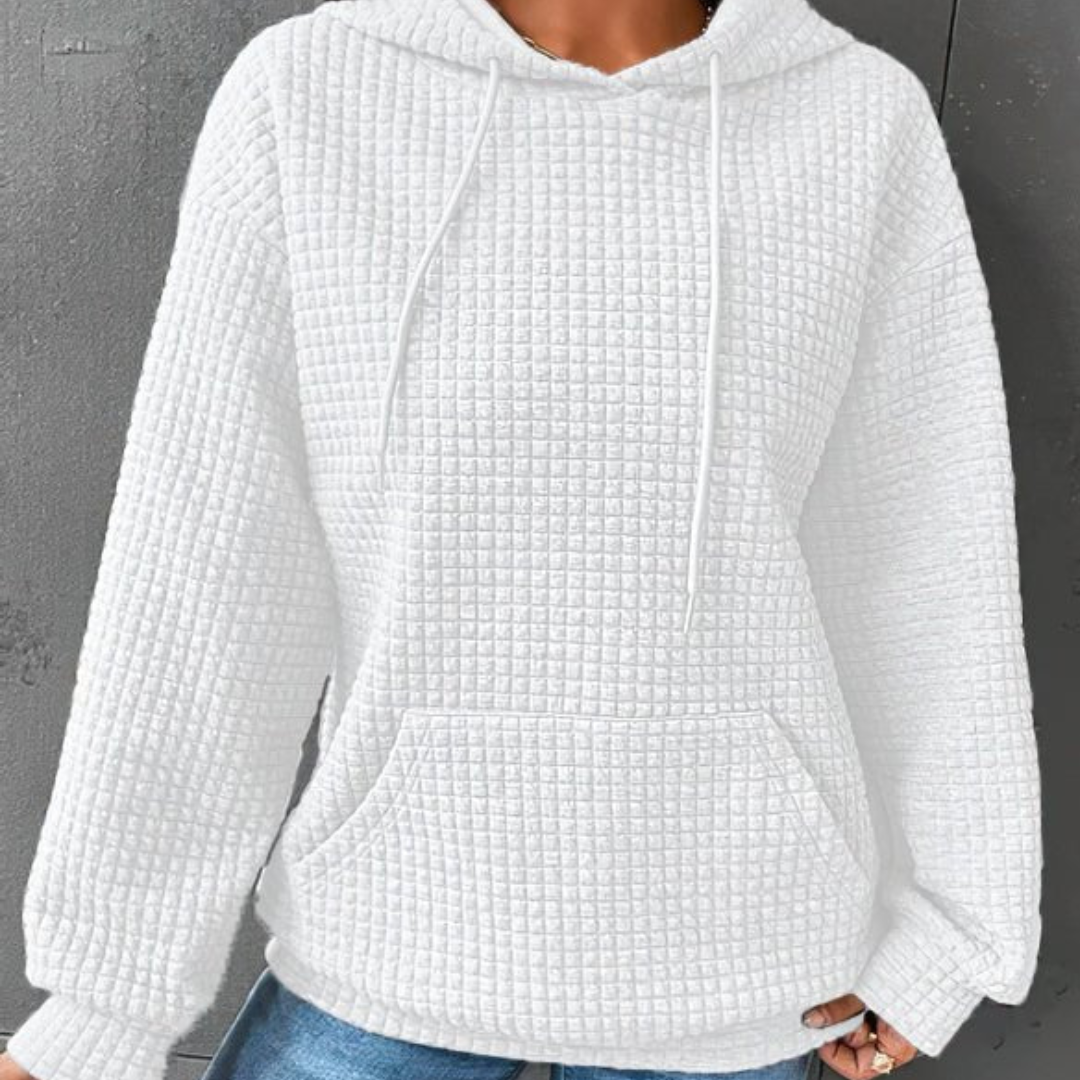 Serenity | Warm textured Hoodie For Women