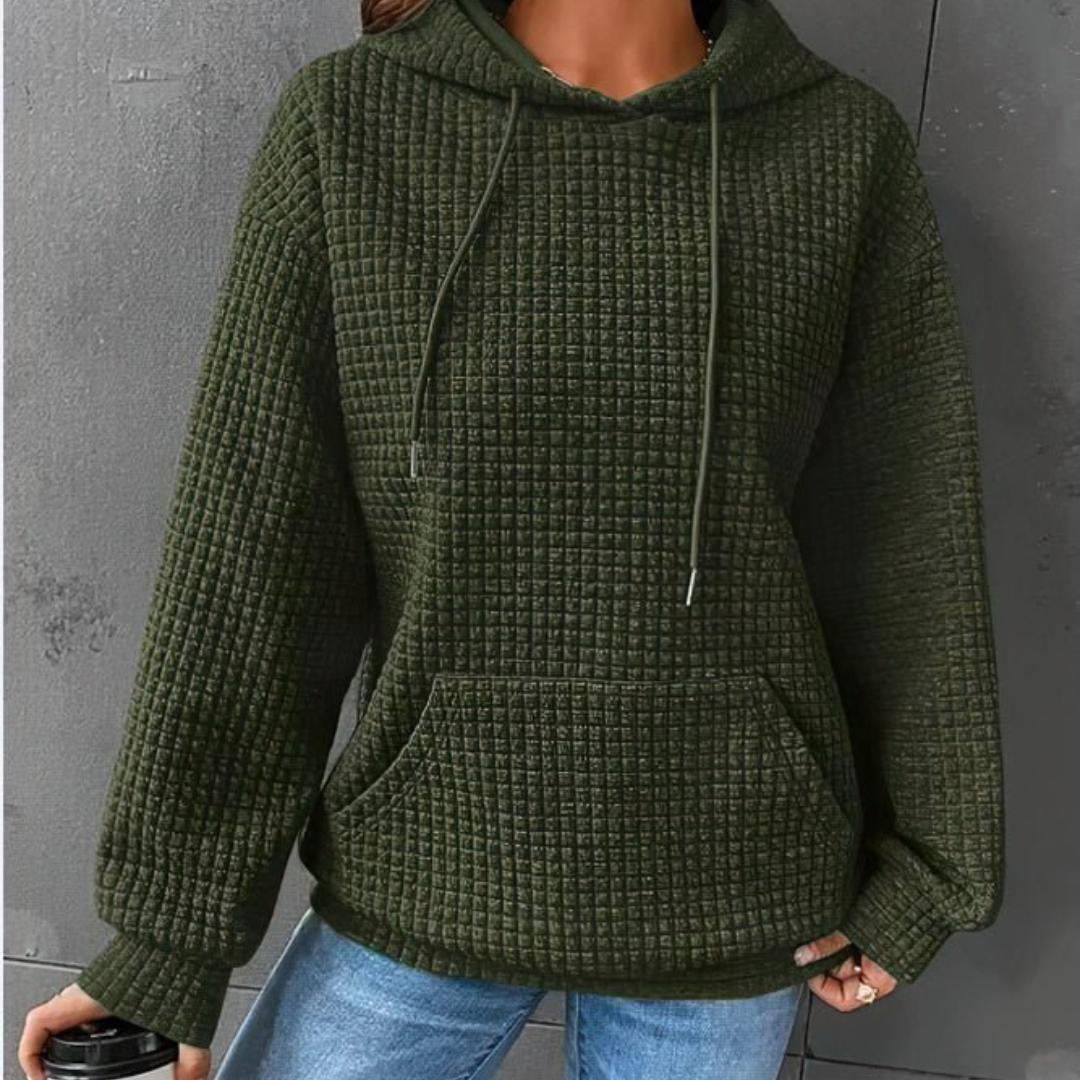 Serenity | Warm textured Hoodie For Women