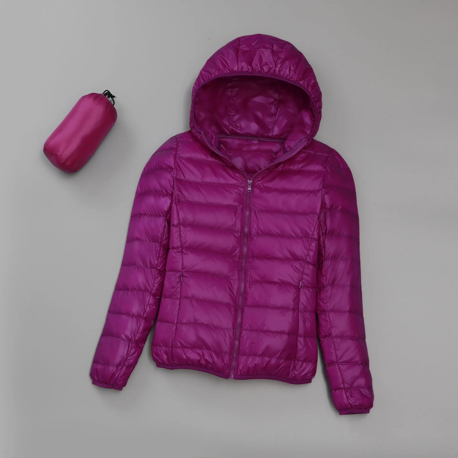 Sophie - lightweight quilted jacket with hood