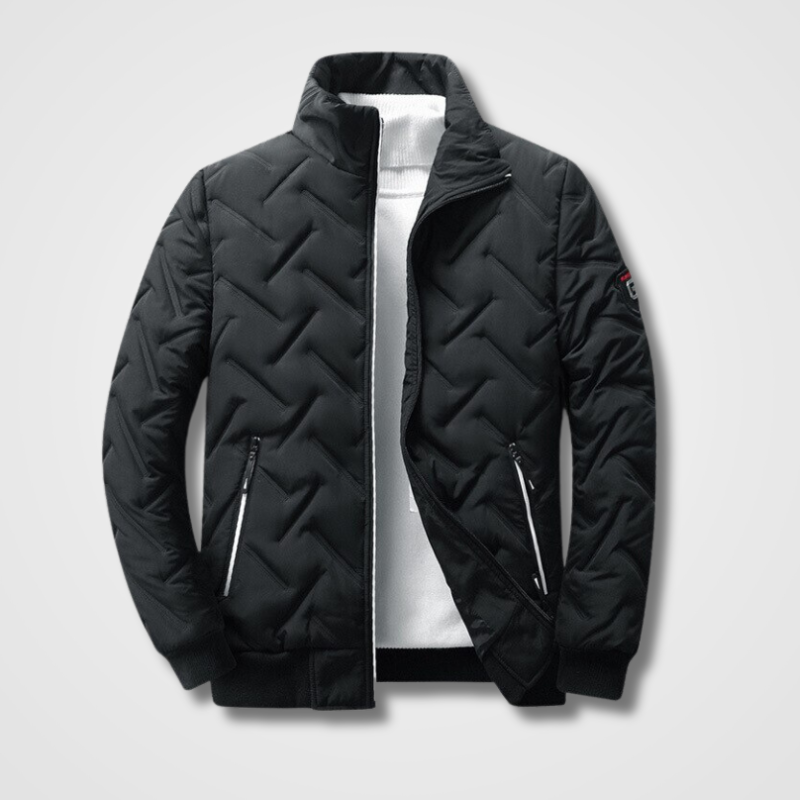 Warm bomber jacket for men