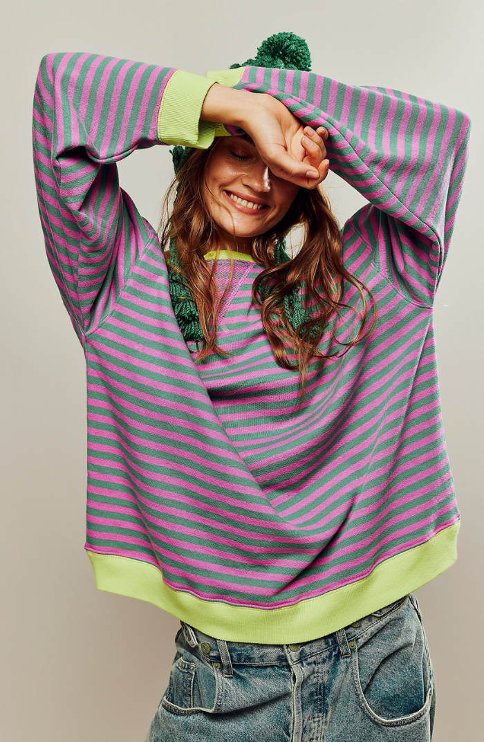 Solenn - Cozy Stripes Sweatshirt