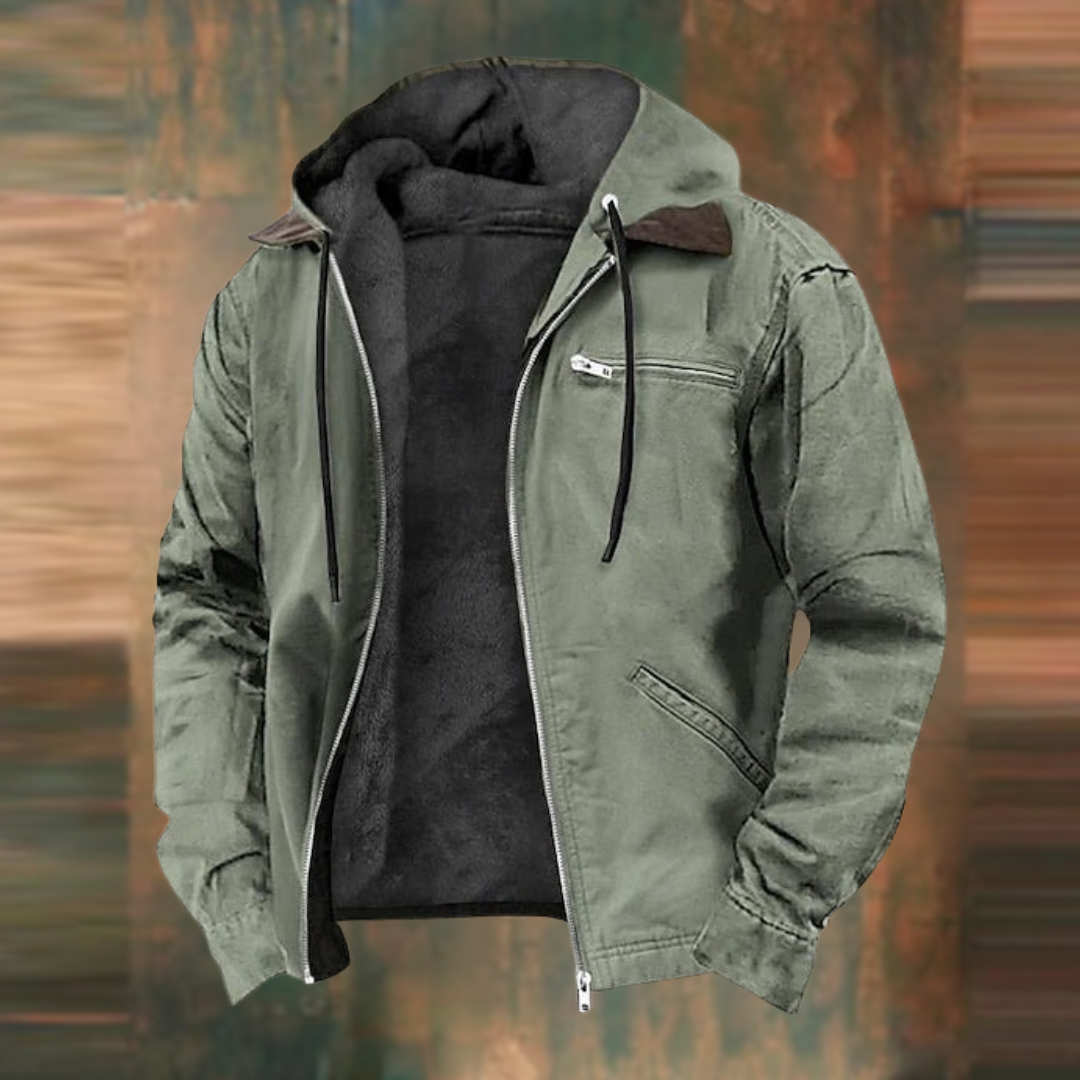 Benad | Winter Zipper Hooded Jacket For Men