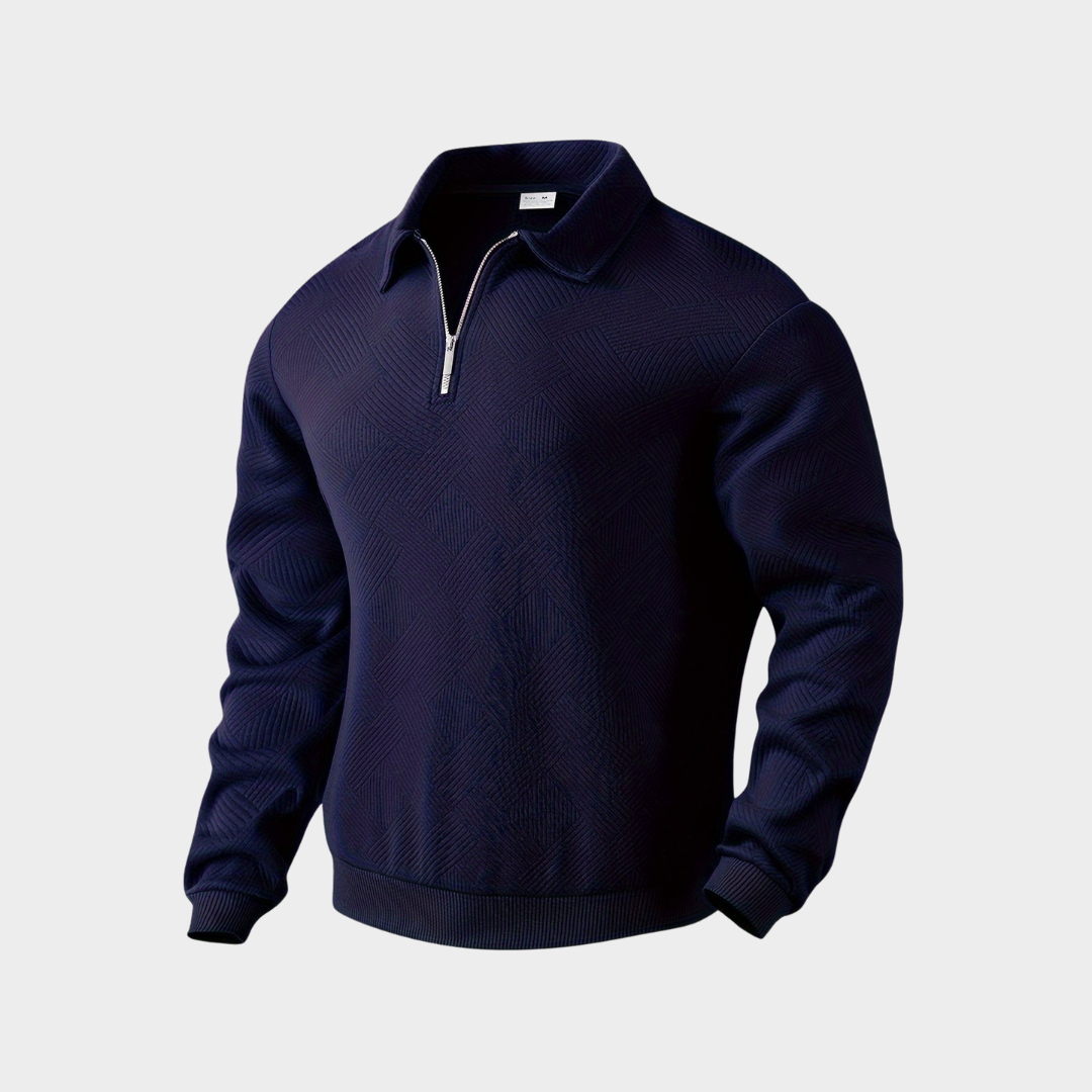 Victor - Premium sweater with quarter zipper