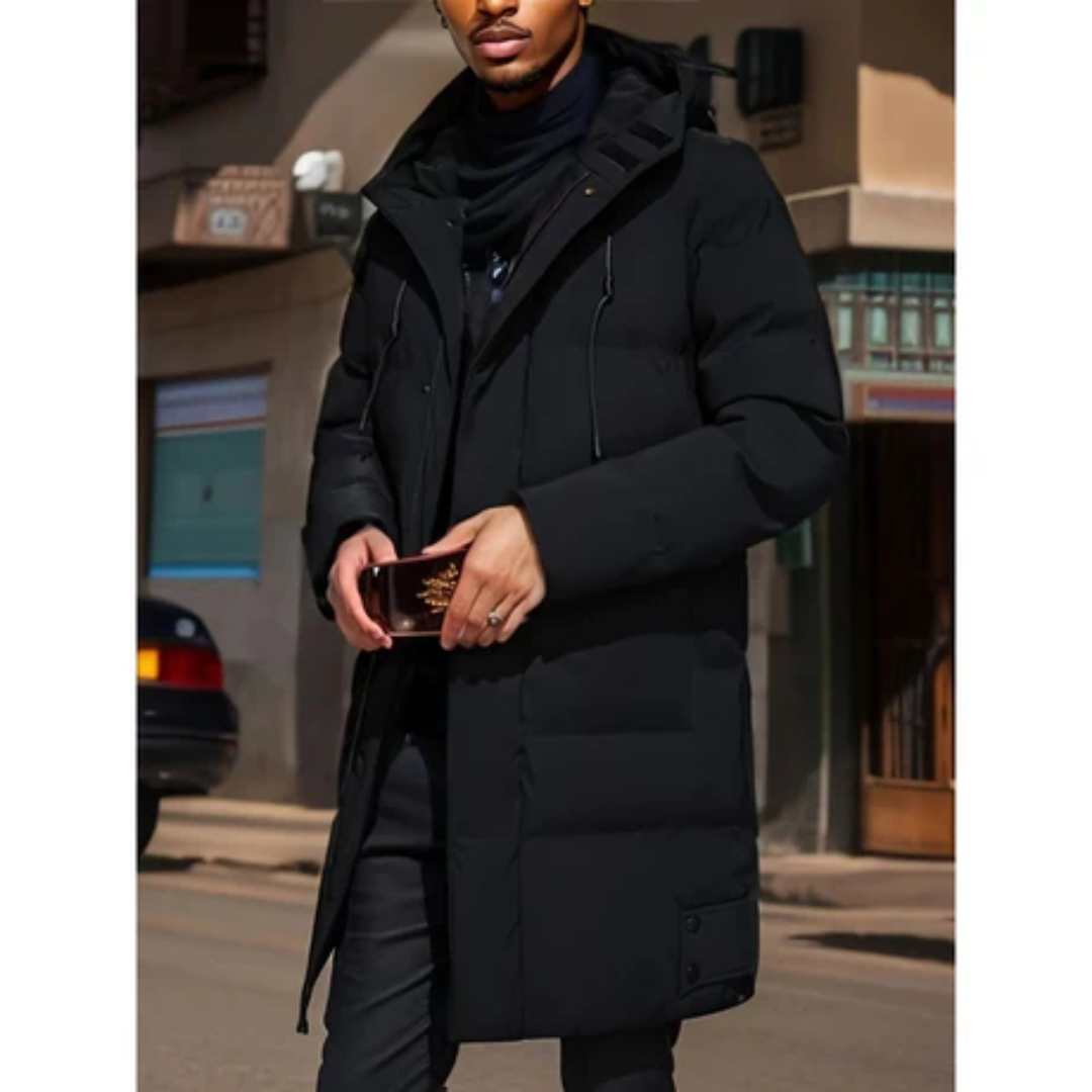 Henrik | Long Winter Down Jacket For Men