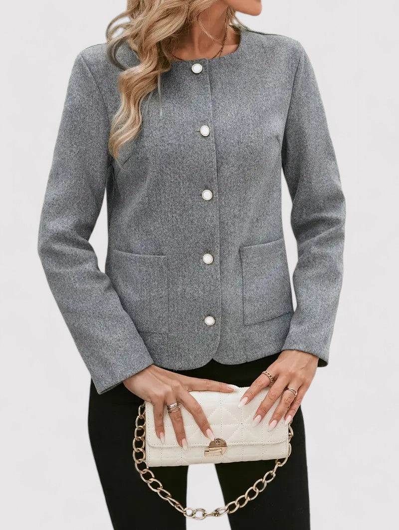 Ancien | Elegant Women's Blazer with Button Closure