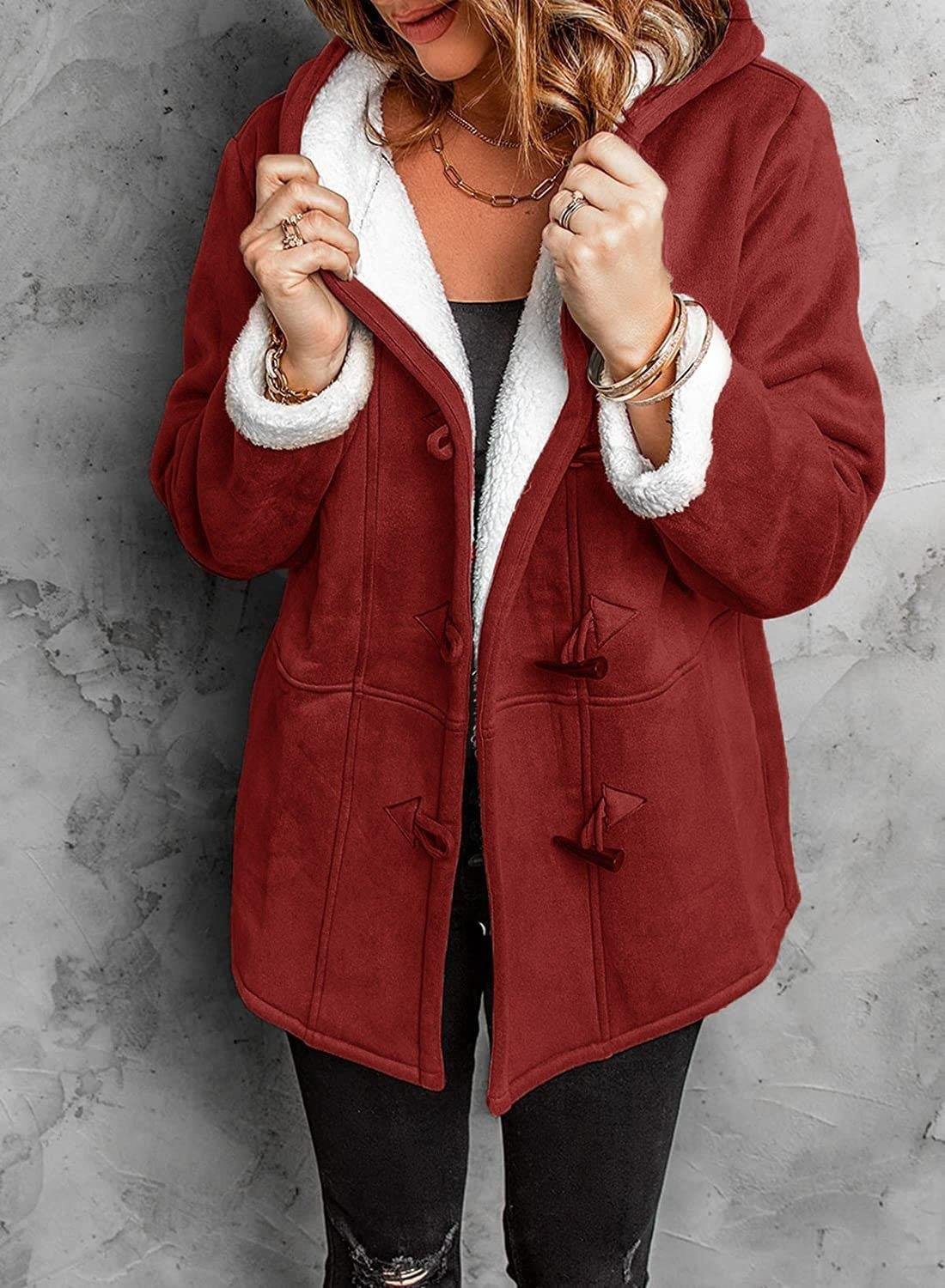 Cosy, soft hooded jacket