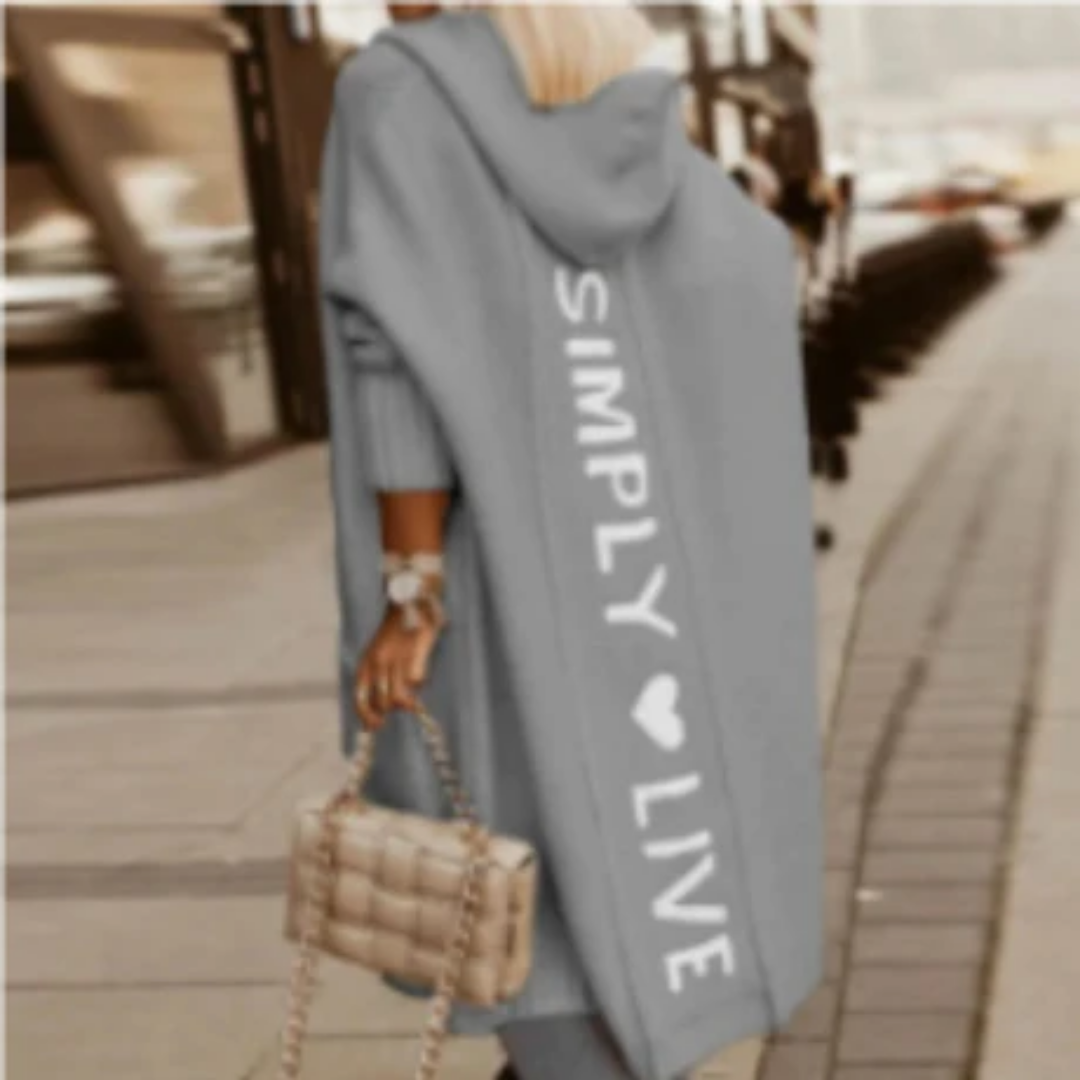 Mally | Winter Oversized Long Hooded Jacket For Women