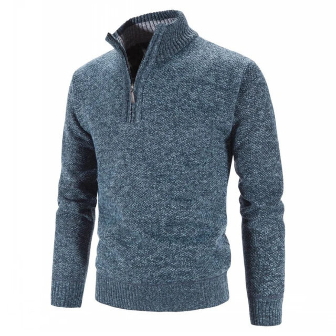 Heinza | Half Zip Warm Knitted Sweater for Men