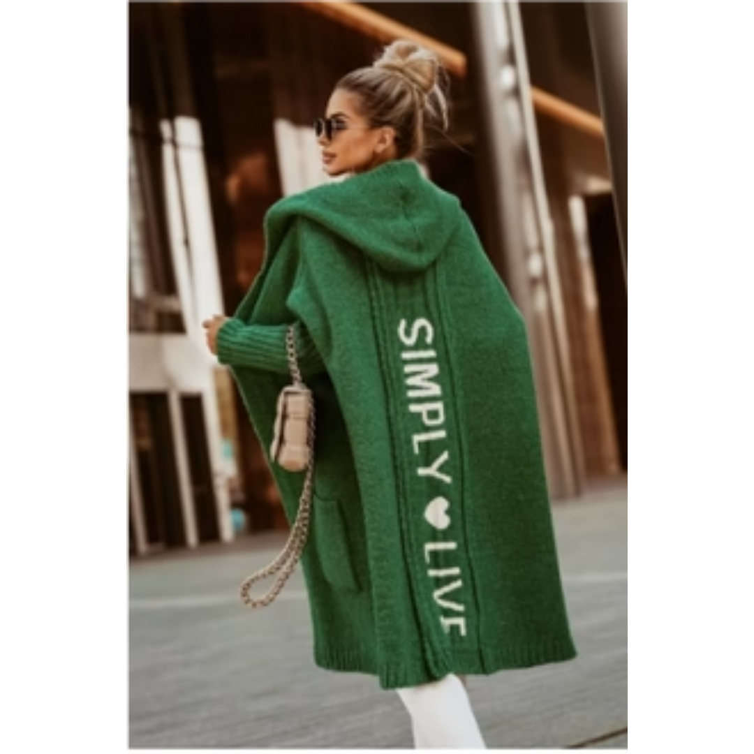 Mally | Winter Oversized Long Hooded Jacket For Women