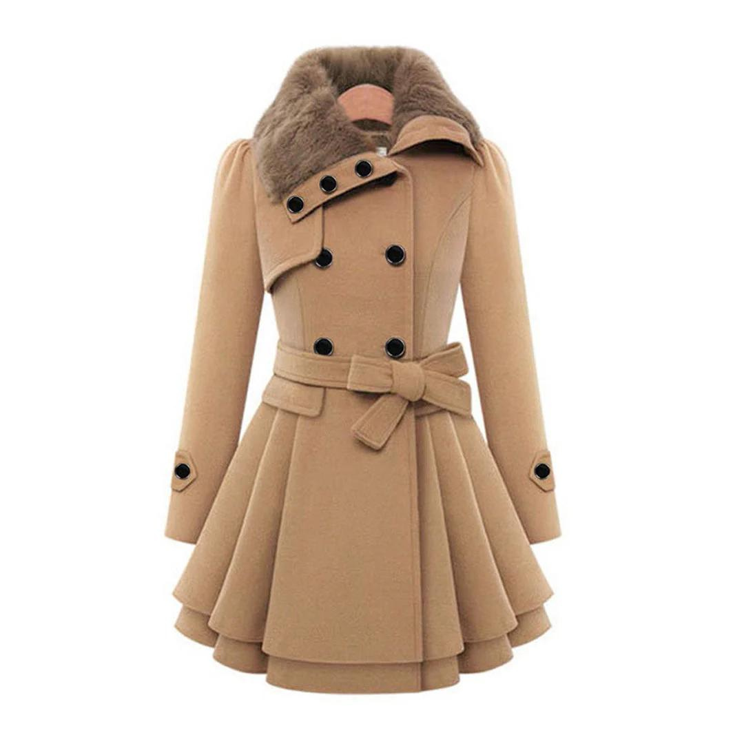 Alicea | Warm Winter Long Coat For Women