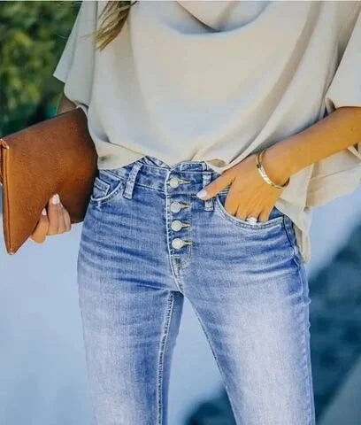 Stretchy ladies' jeans