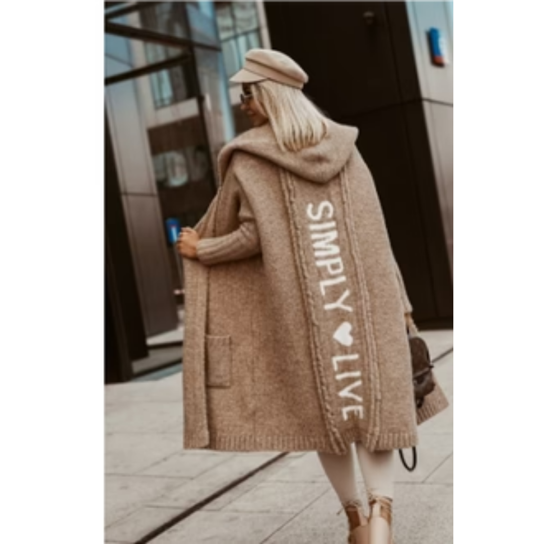 Mally | Winter Oversized Long Hooded Jacket For Women