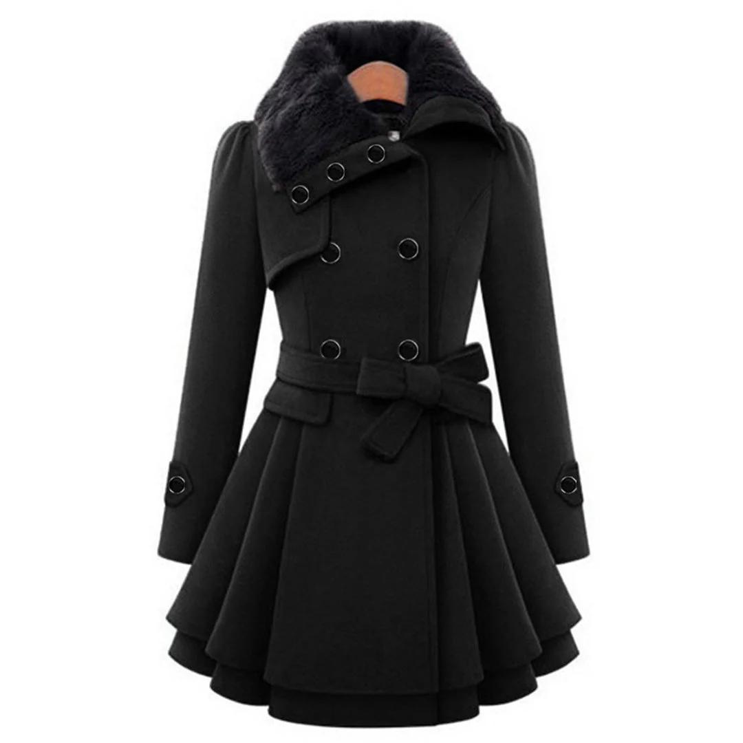 Alicea | Warm Winter Long Coat For Women