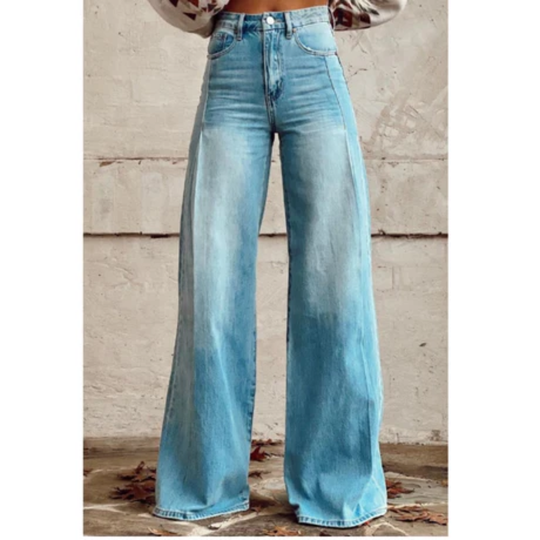 Sparks |  Summer Casual High Waisted Wide Leg Pants For Women