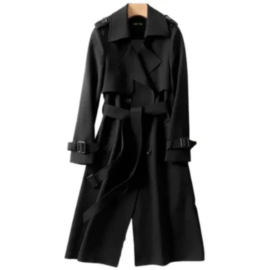 Anni | Elegant Winter Warm Long Trench Coat For Women