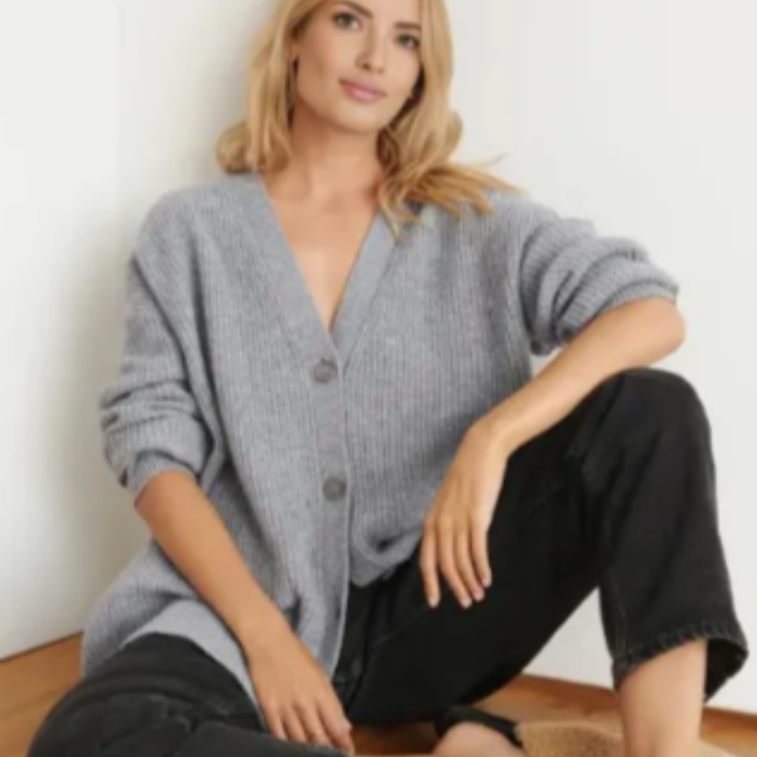 Lara | Oversized Knitted Cardigan For Women