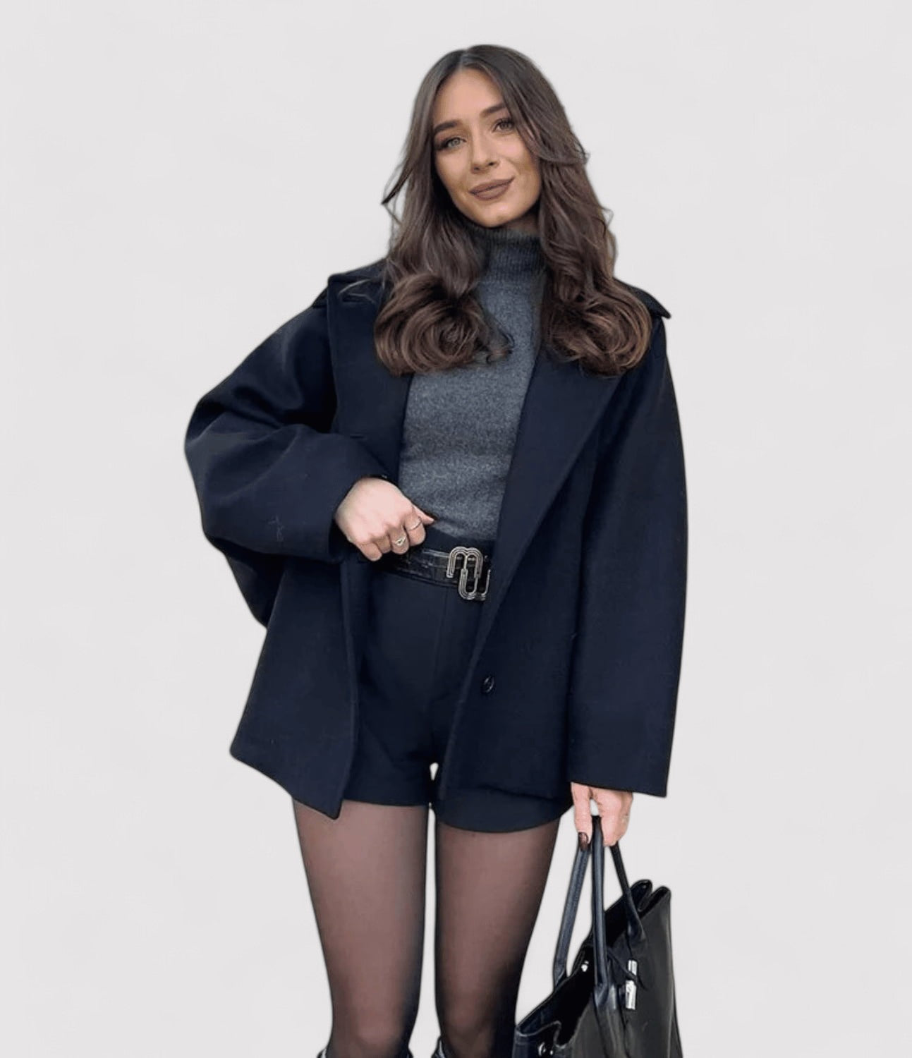 Ancien | Women's Autumn Oversized Wool Coat