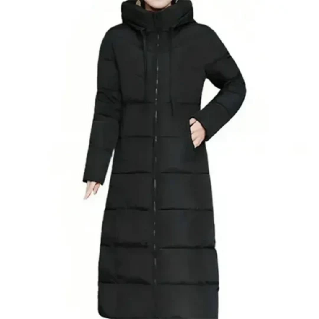 Darcie | Winter Long Hooded Puffer Jacket For Women