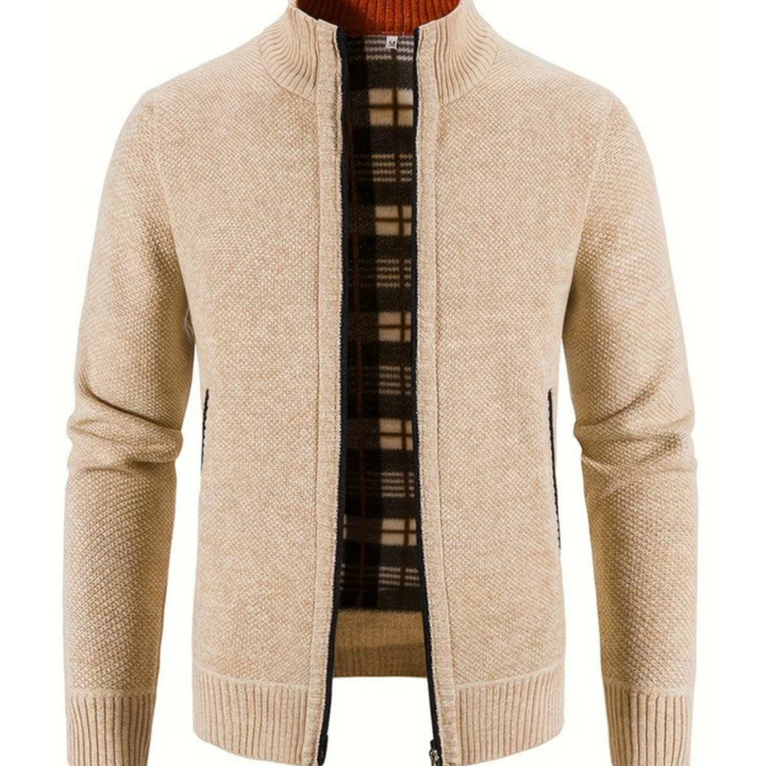 Luigi | Warm Turtleneck Cardigan For Men