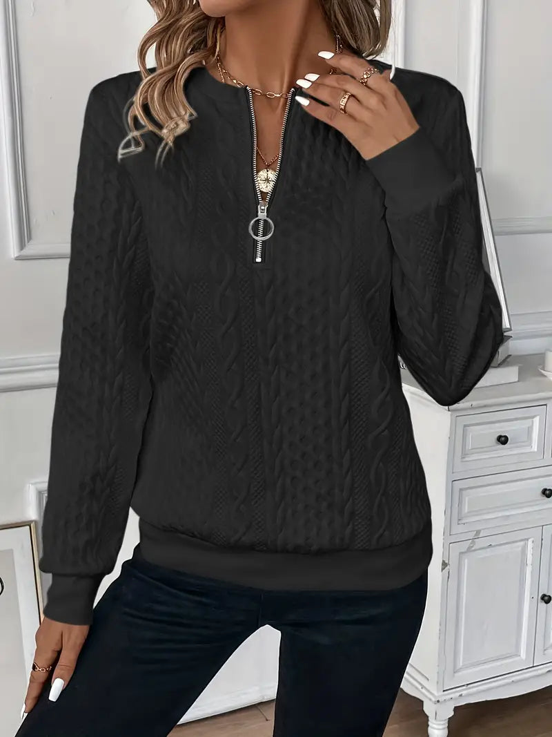 Louisa - Cozy Zip Sweater