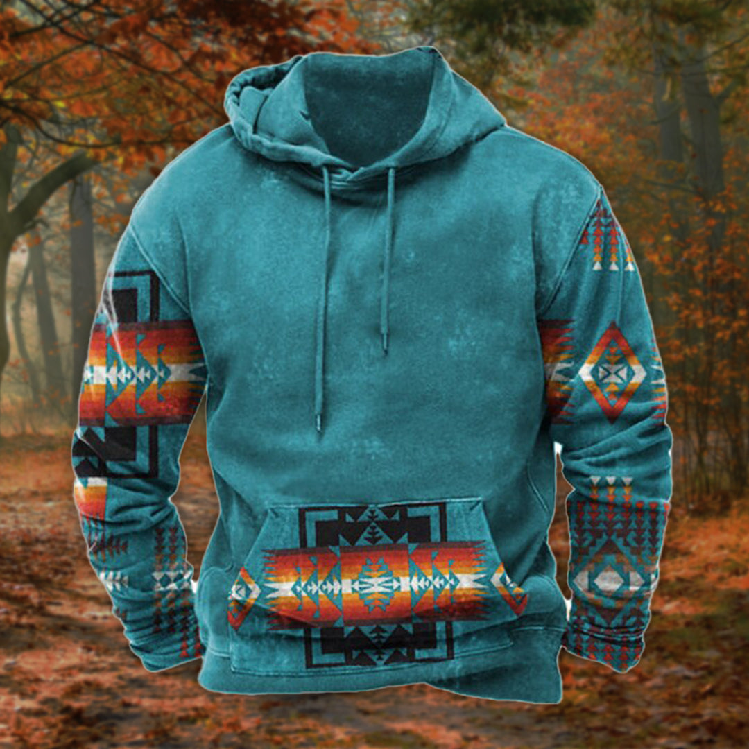 Rowan - Vintage Print Unisex Hoodie