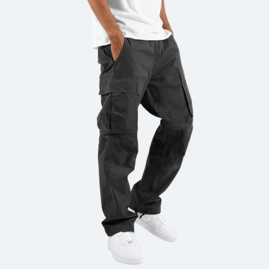 Edmund | Casual Straight Cut Cargo Pants For Men