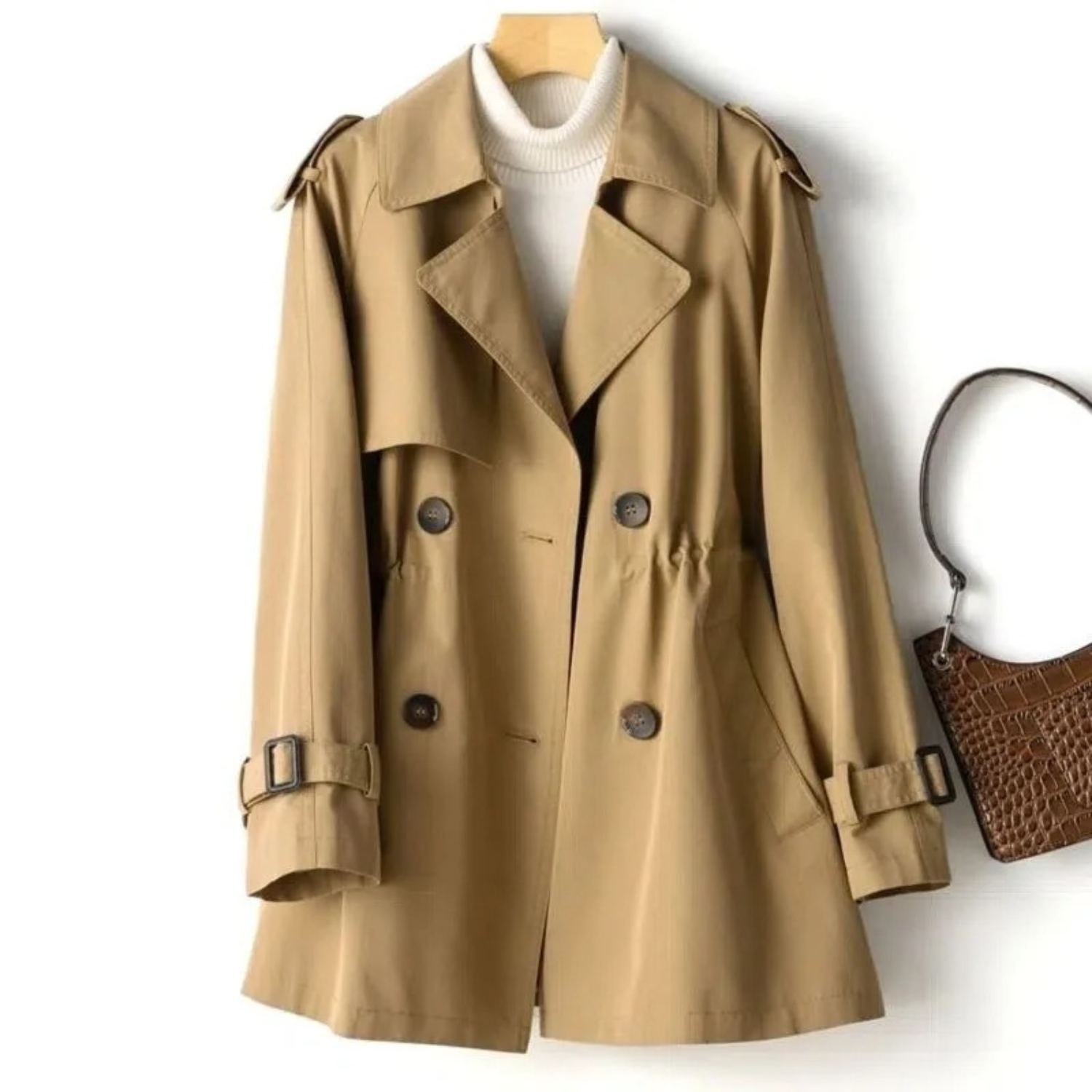 Mheanne - Casual Women's Trench Coat