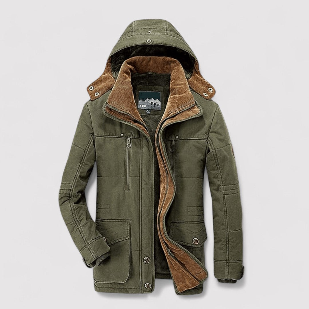 Ancien | Men's Outdoor Winter Jacket with Wool Inner Lining