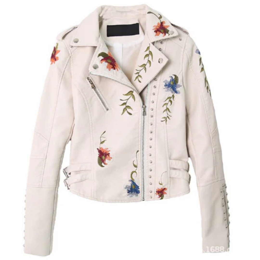 Maine | Floral Lapel Collar Jacket For Women