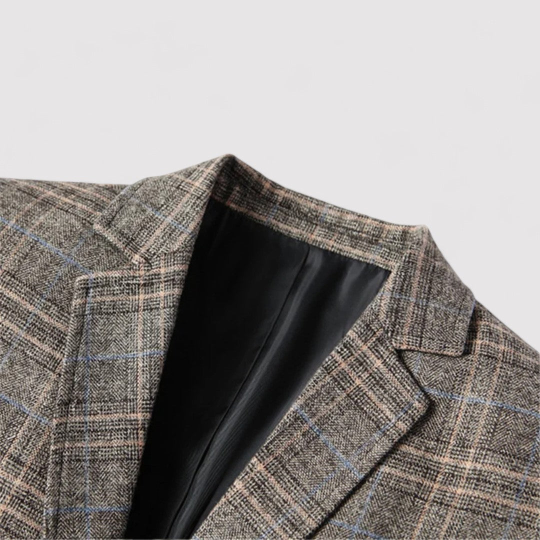 Ancien | Men's British Plaid Formal Jacket