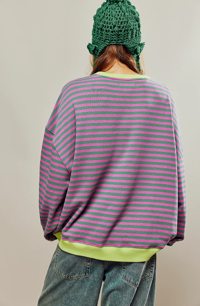 Solenn - Cozy Stripes Sweatshirt