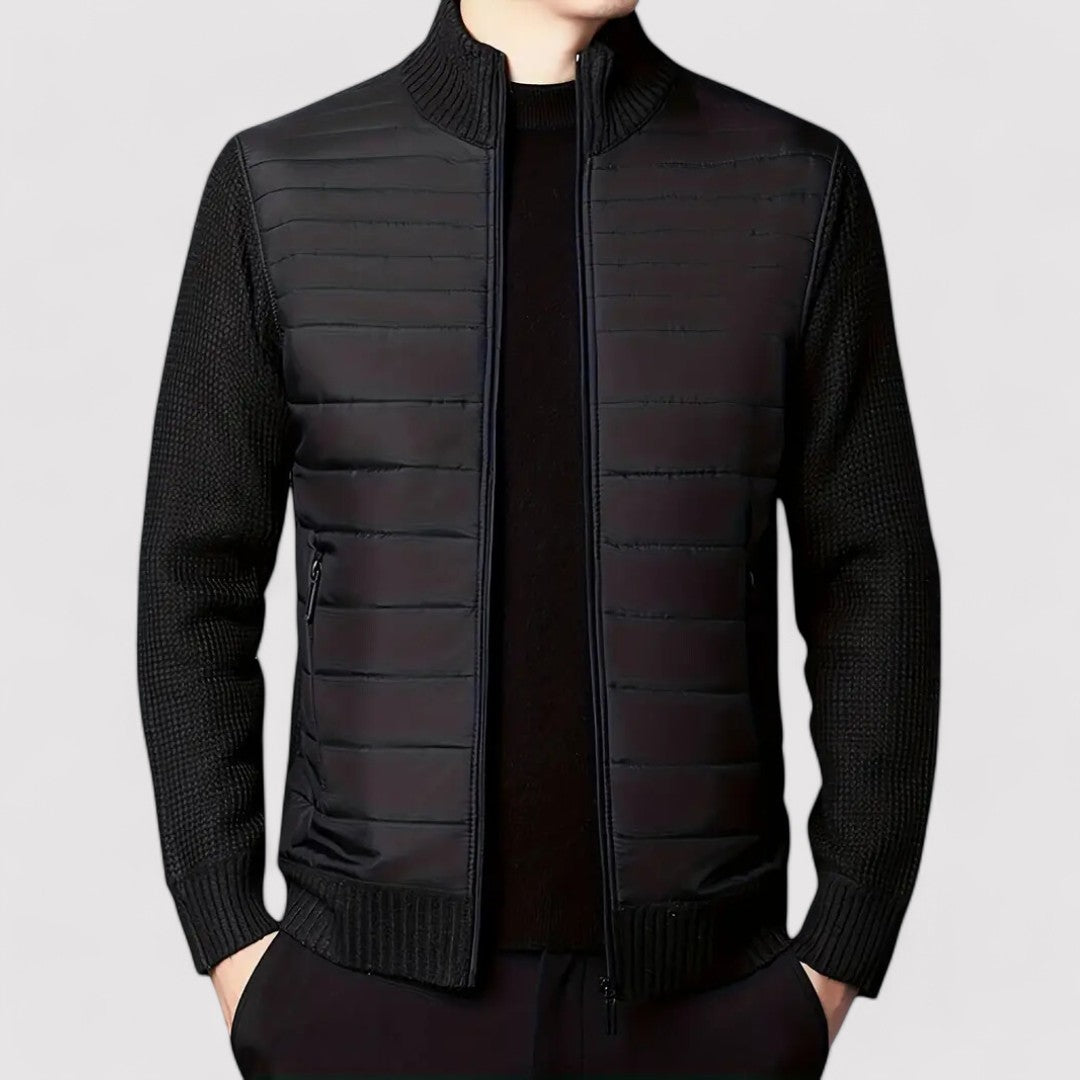 Ancien | Men's Knitted Collar Jacket