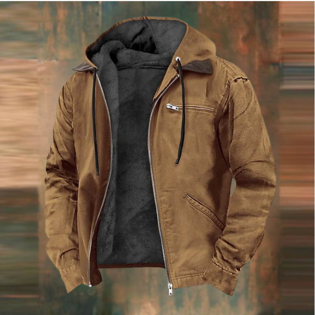 Benad | Winter Zipper Hooded Jacket For Men