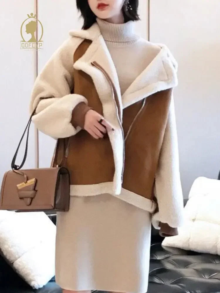 Cosy vintage winter coat for women