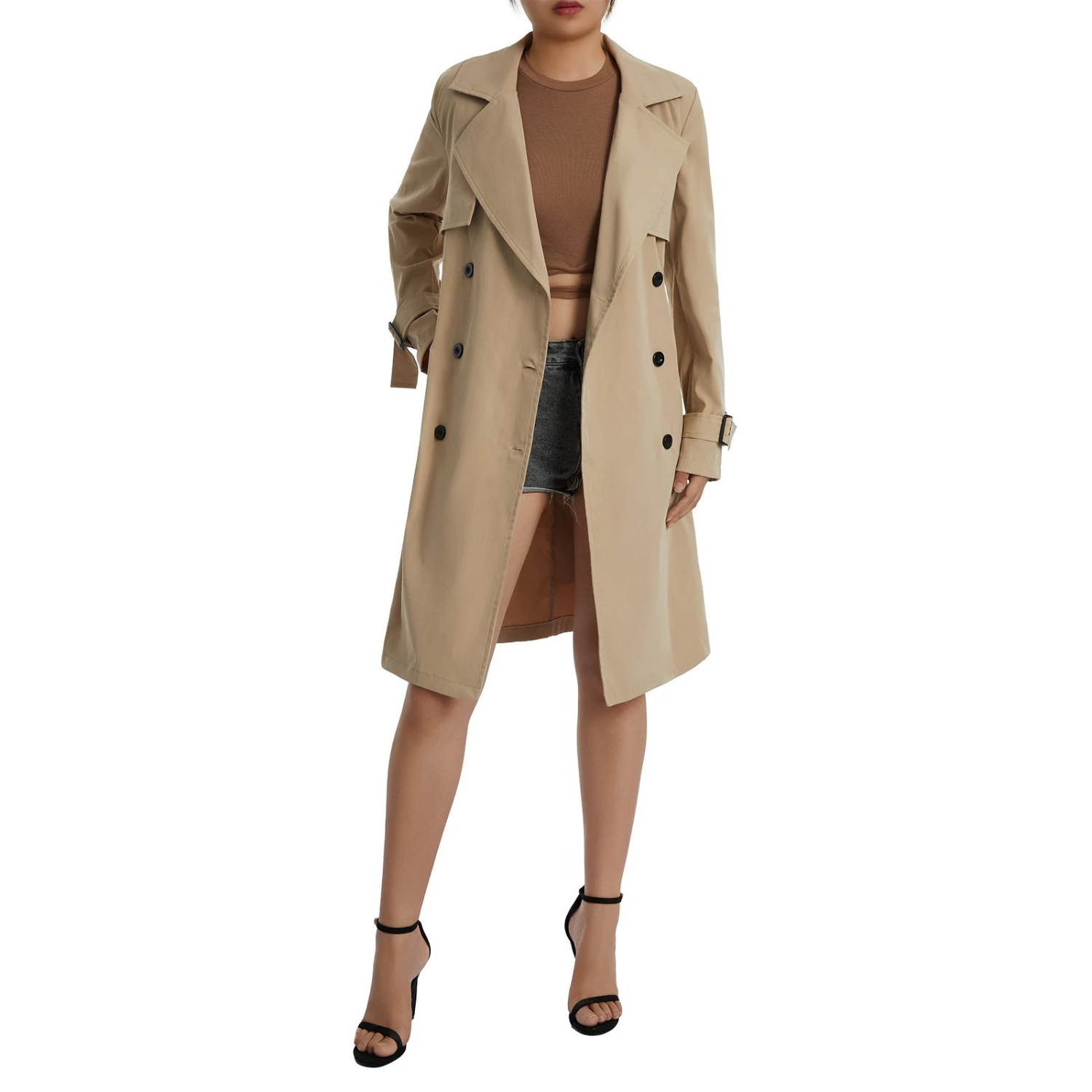 Claudia - elegant trendy chic trench coat