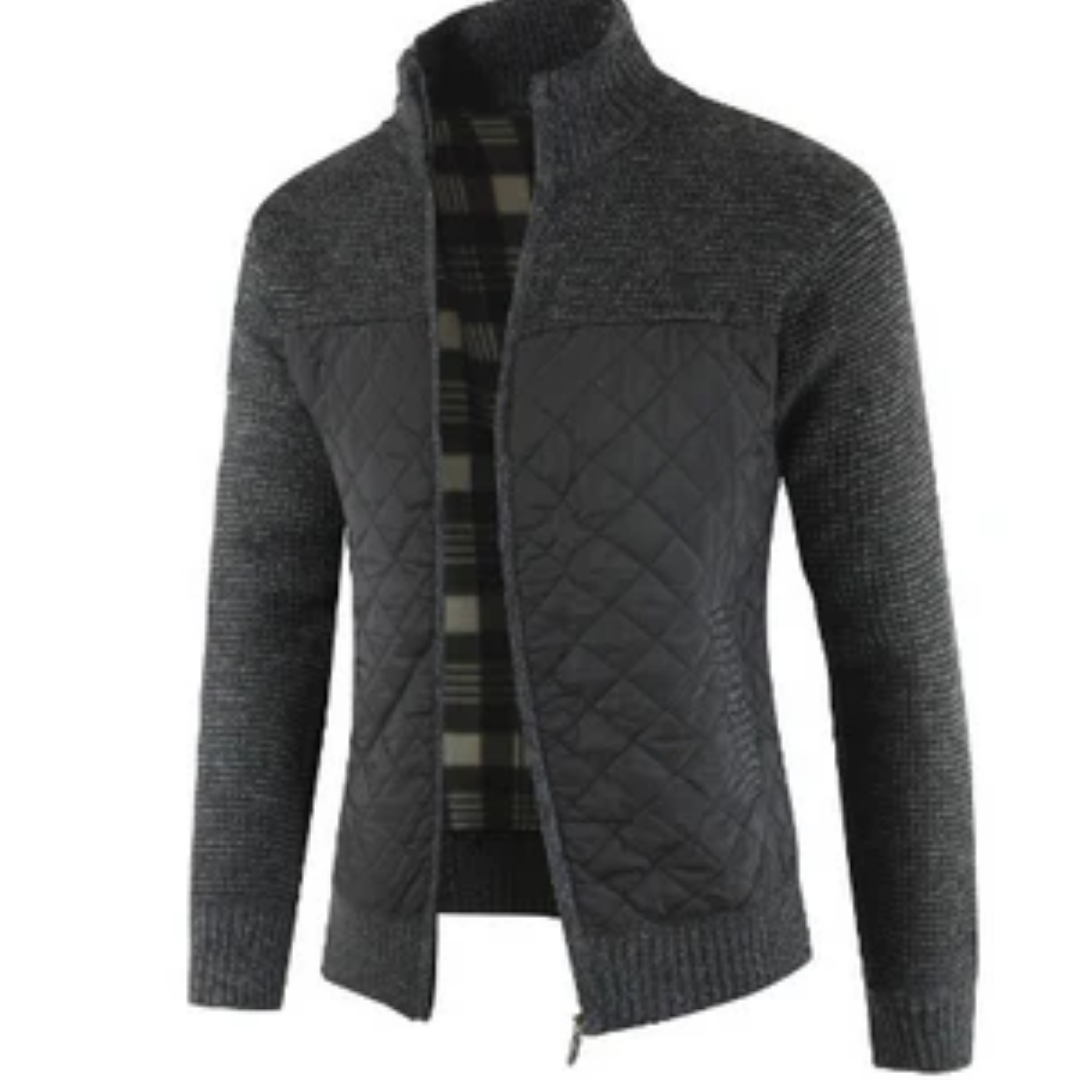 Gru | Winter Quilted Zip Up Jacket For Men