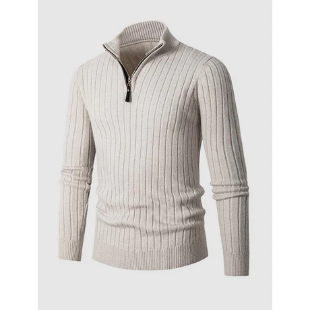 Fernando | Winter Tight Ribbed Sweater For Men