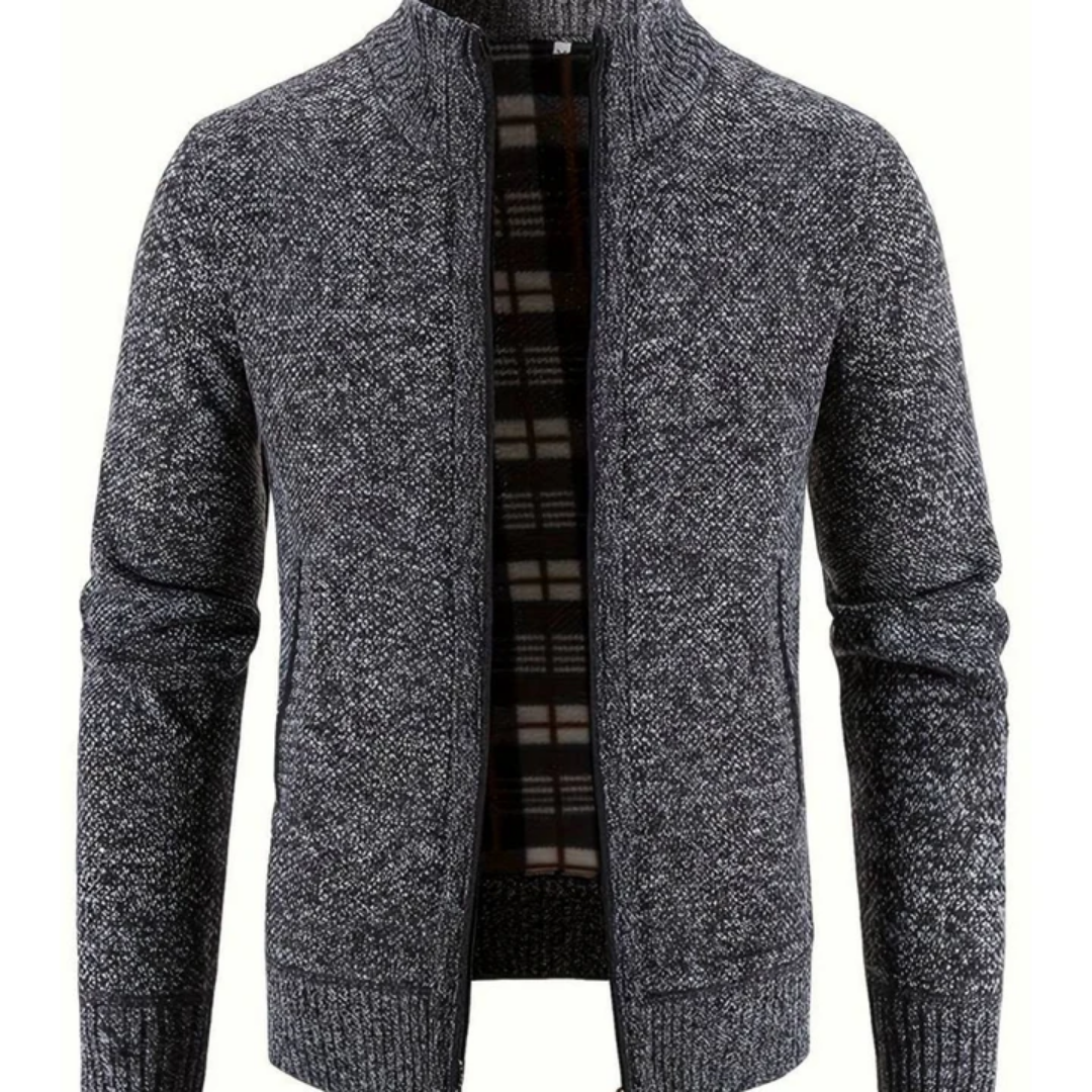 Luigi | Warm Turtleneck Cardigan For Men