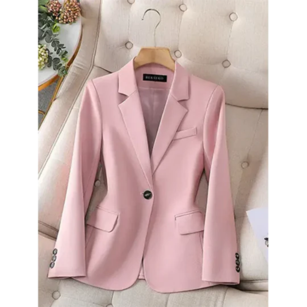 Rubyjane | Elegant Work Lapel Collar Blazer For Women