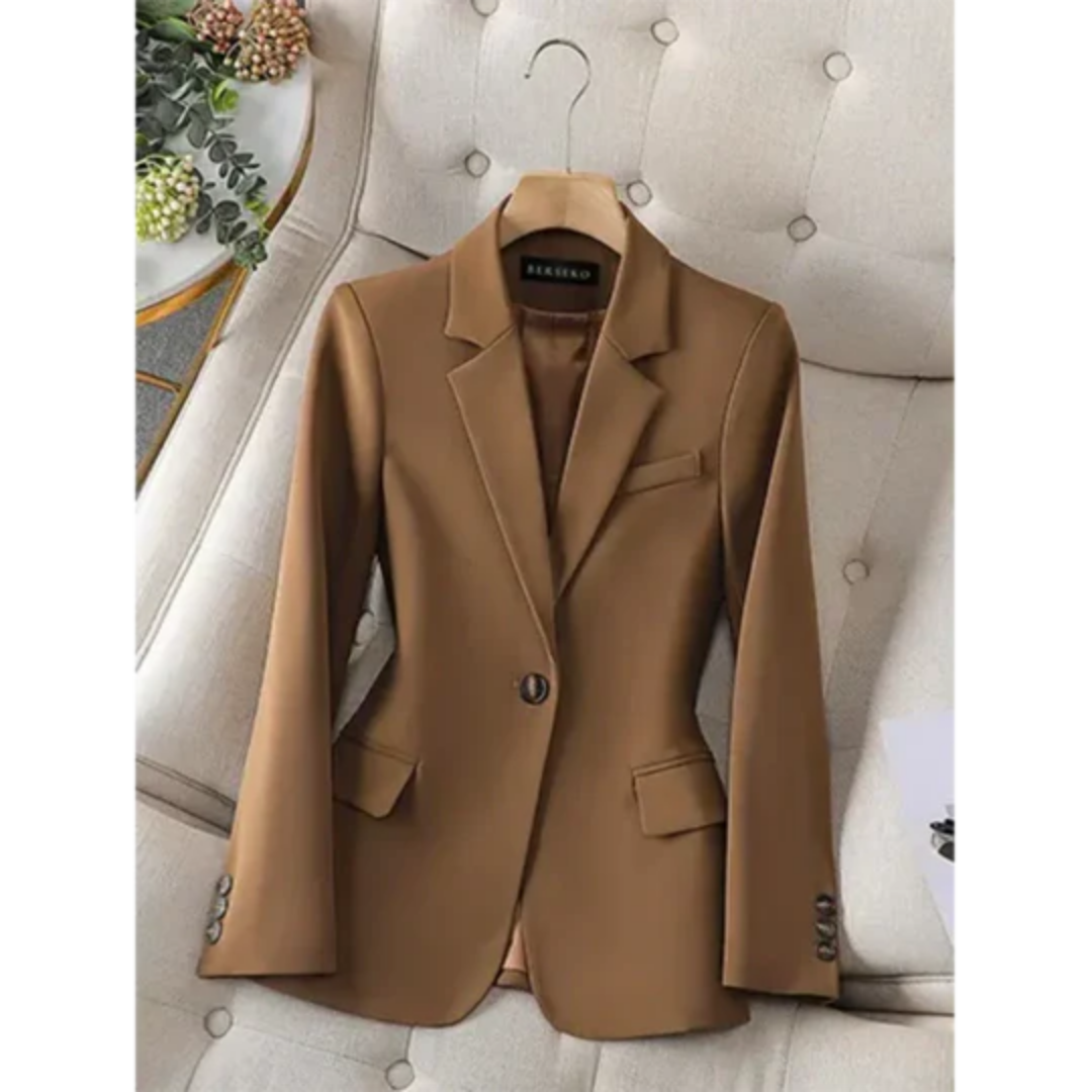 Rubyjane | Elegant Work Lapel Collar Blazer For Women