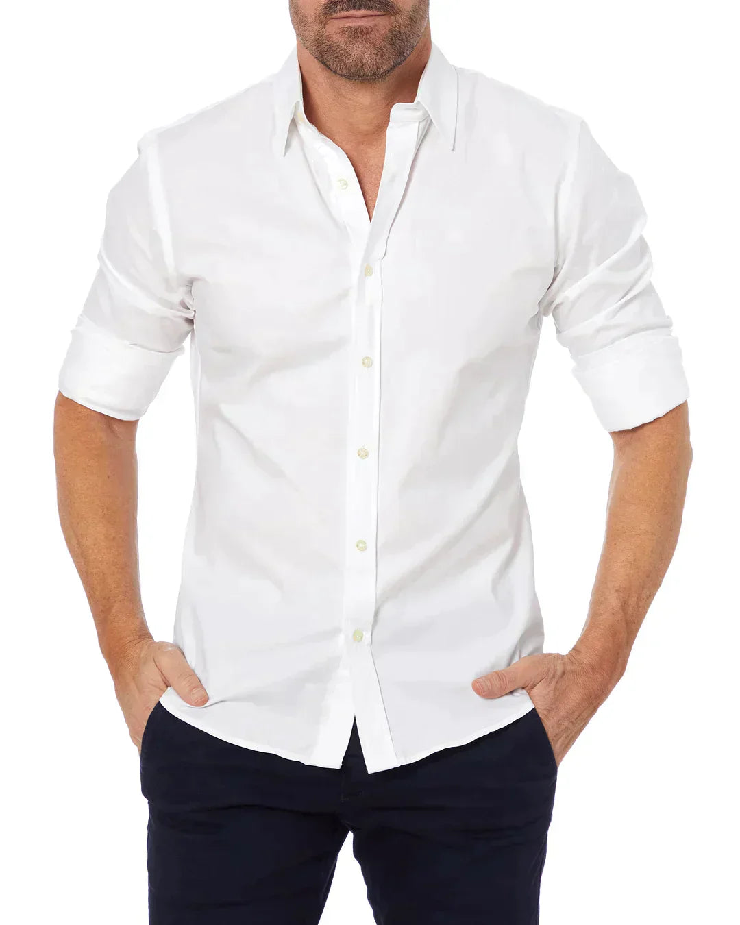 Elite stretch zip shirt for casual looks