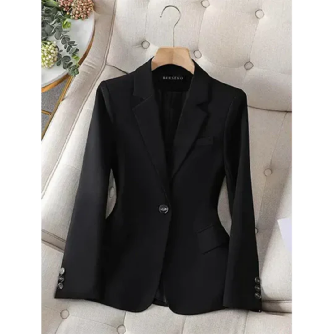 Rubyjane | Elegant Work Lapel Collar Blazer For Women