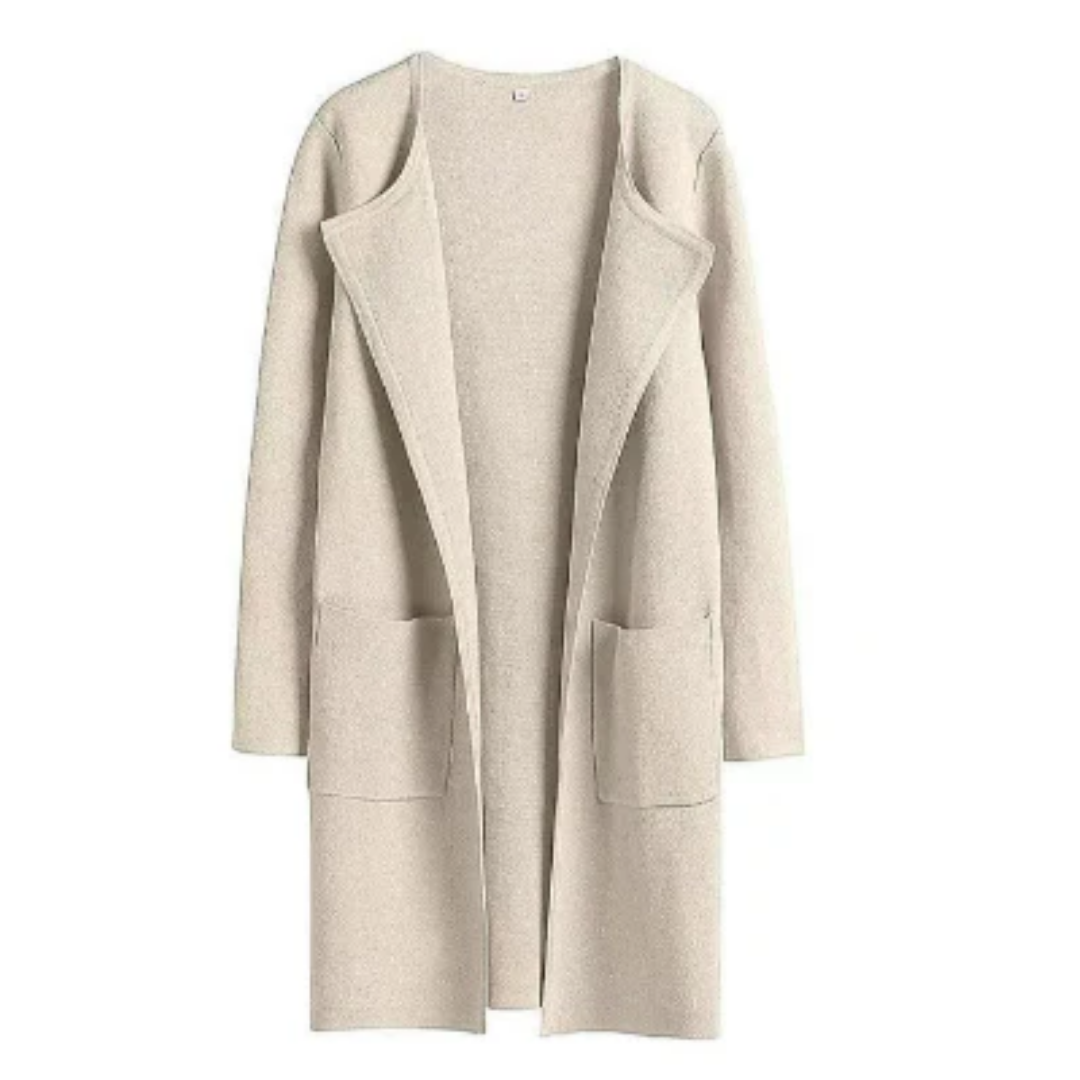 Thelma | Chic Double Side Pocket Coat For Women