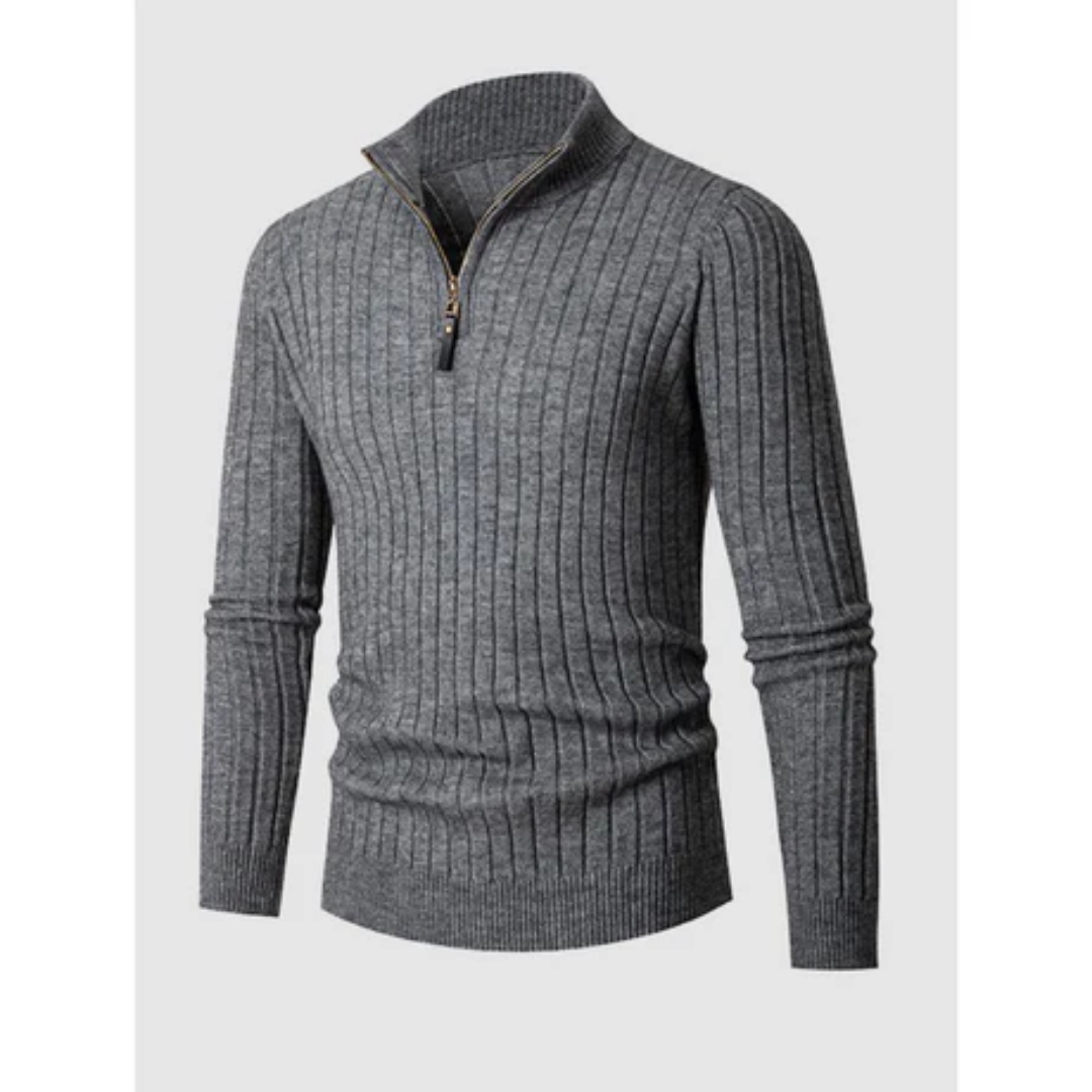 Fernando | Winter Tight Ribbed Sweater For Men