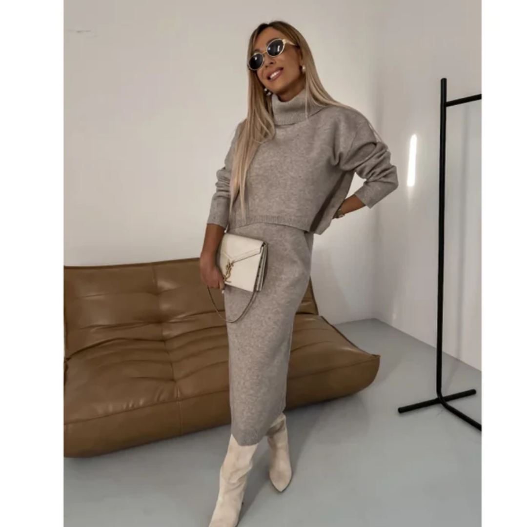 Adelle | Chic Cozy Two Piece Set For Women