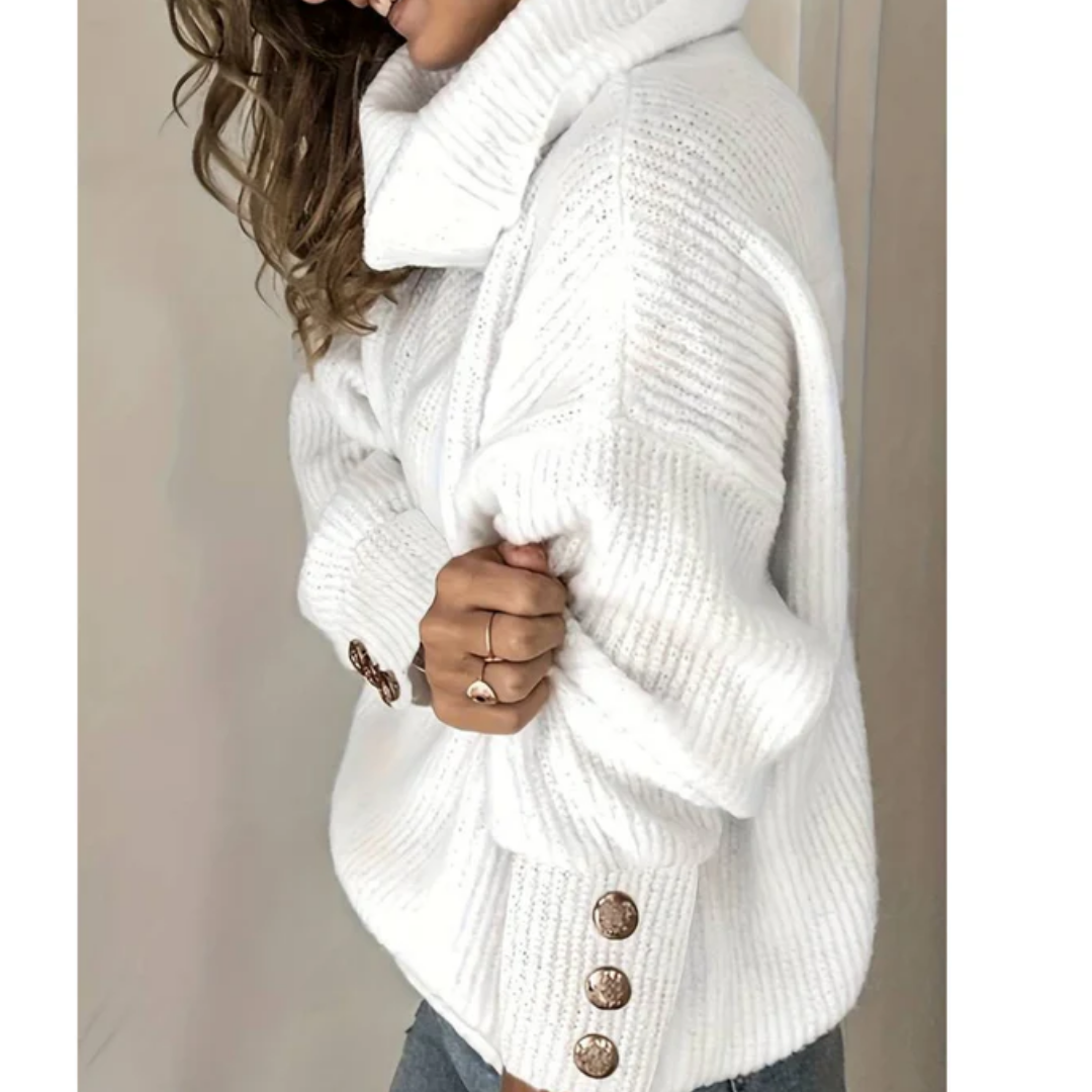 Debbie | Turtleneck Warm Sweater For Women